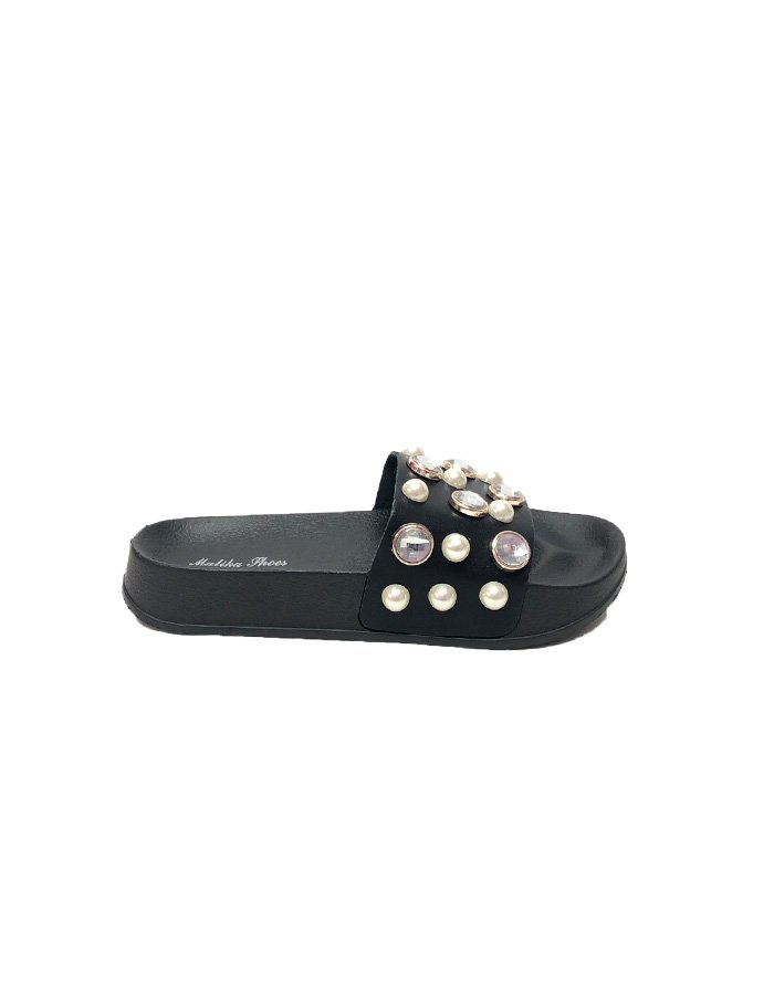 Sagionara Flat Mayrh Me Stras Kai Perles Queen Accessories Patra