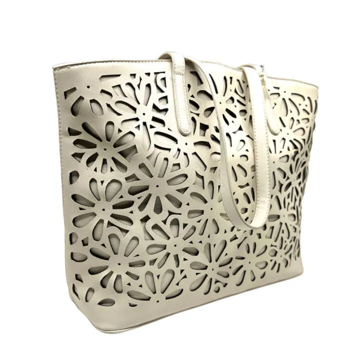 Queen Accessories - Τσάντα ώμου 1349-2 μπεζ - Image 3