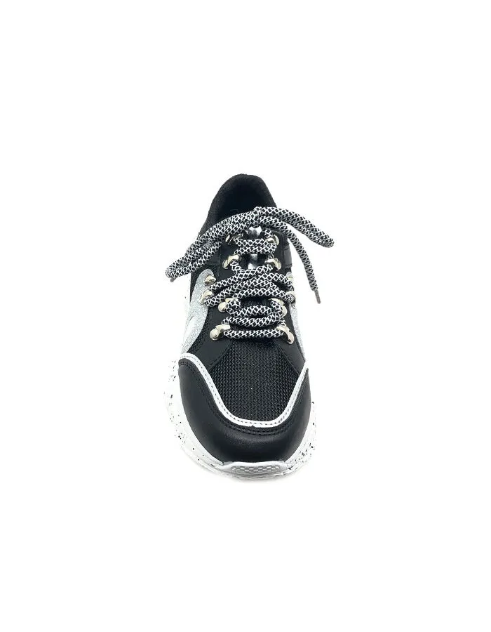 Queen Accessories - Γυναικεία Sneakers B9126 Μαύρο - Image 3
