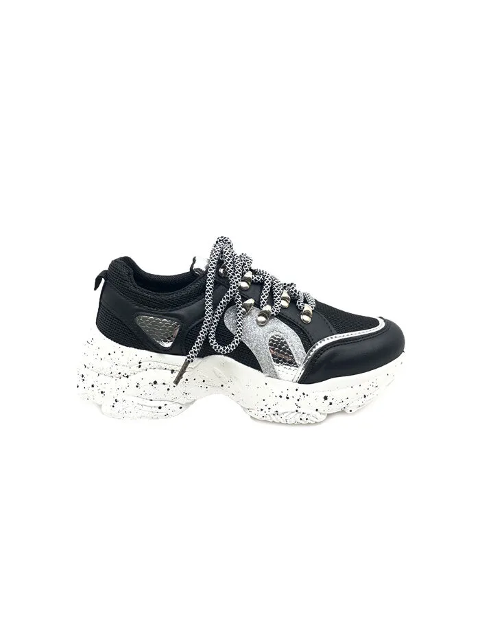 Queen Accessories - Γυναικεία Sneakers B9126 Μαύρο