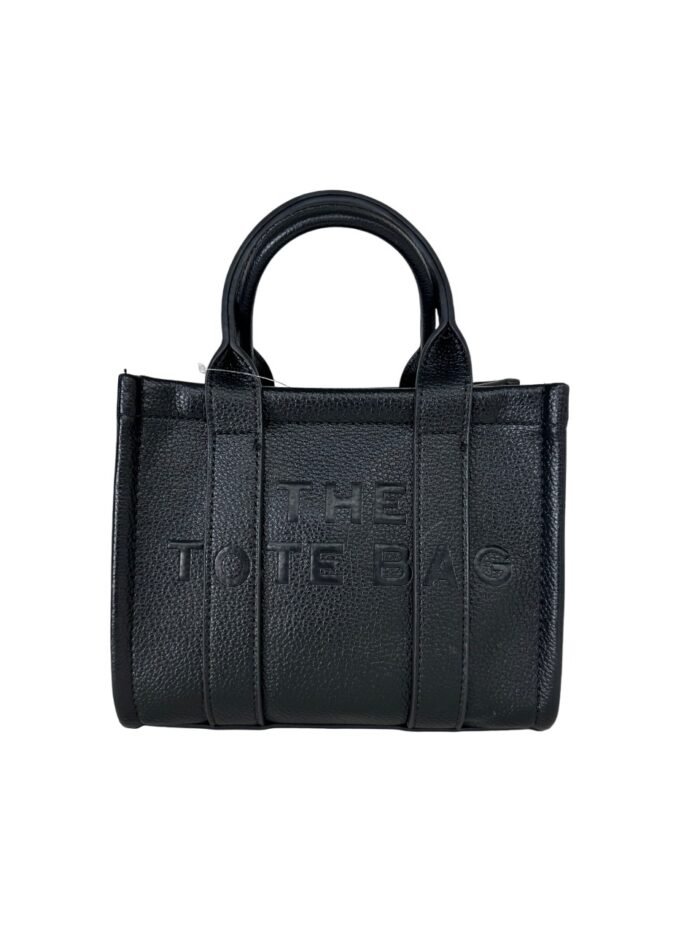 Τσαντάκι Tote μαύρο